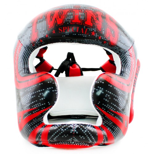 Детский боксерский шлем Twins Special (FHGL-3 TW5 black/red)